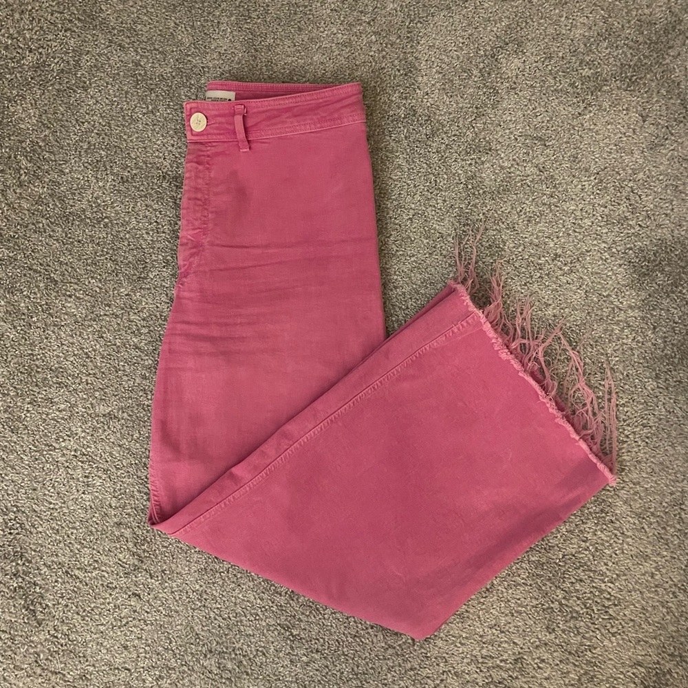 Zara Marine Straight High Rise Jean